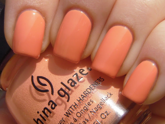 peachy keen china glaze - dupe di june chanel