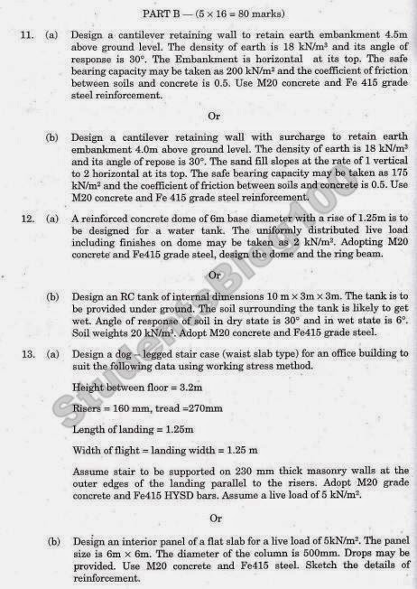 CE2401 - Design of Reinforced Concrete and Brick Masonry Structures May/June 2013 question Paper CE2401 - Design of Reinforced Concrete and Brick Masonry Structures May/June 2013 question Paper
