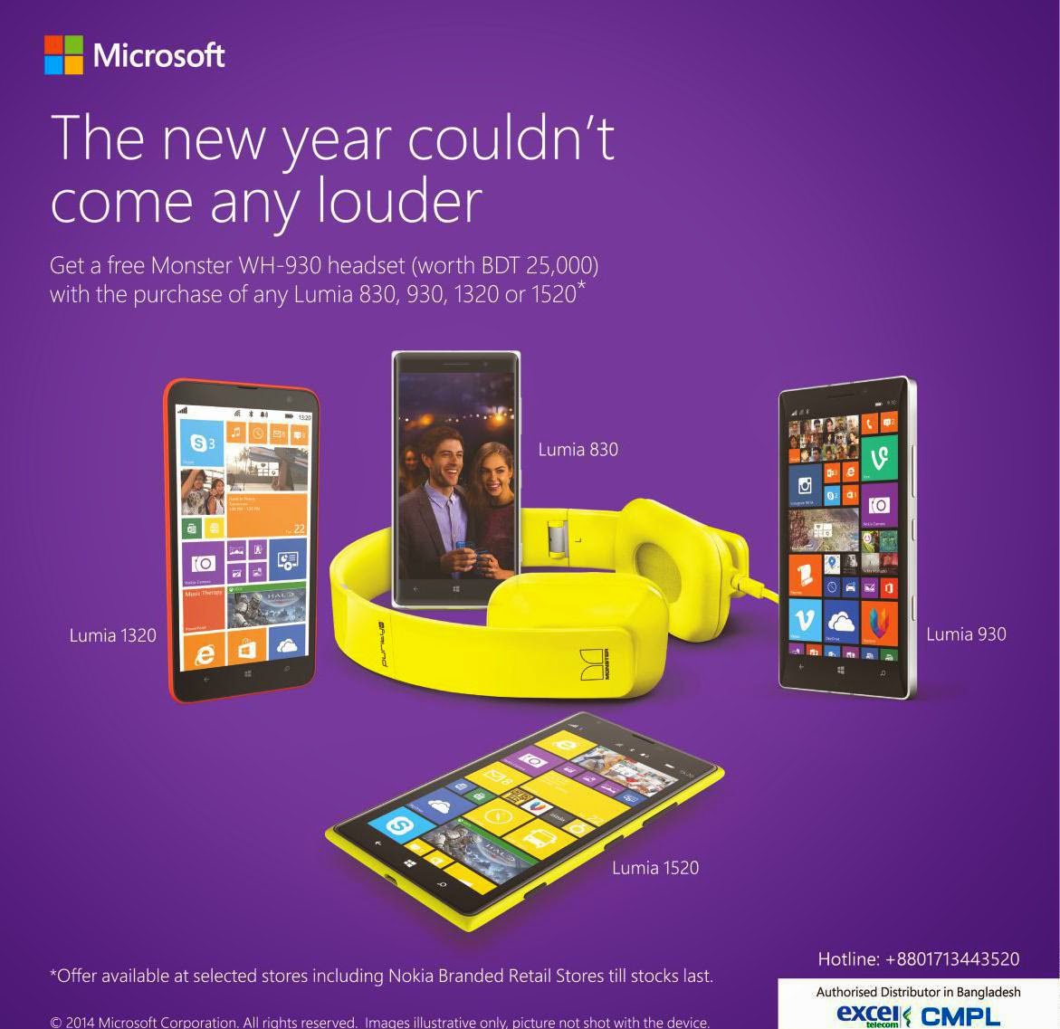 lumia 1320 lumia 830 lumia 930 lumia 1520 ads of microsoft ads