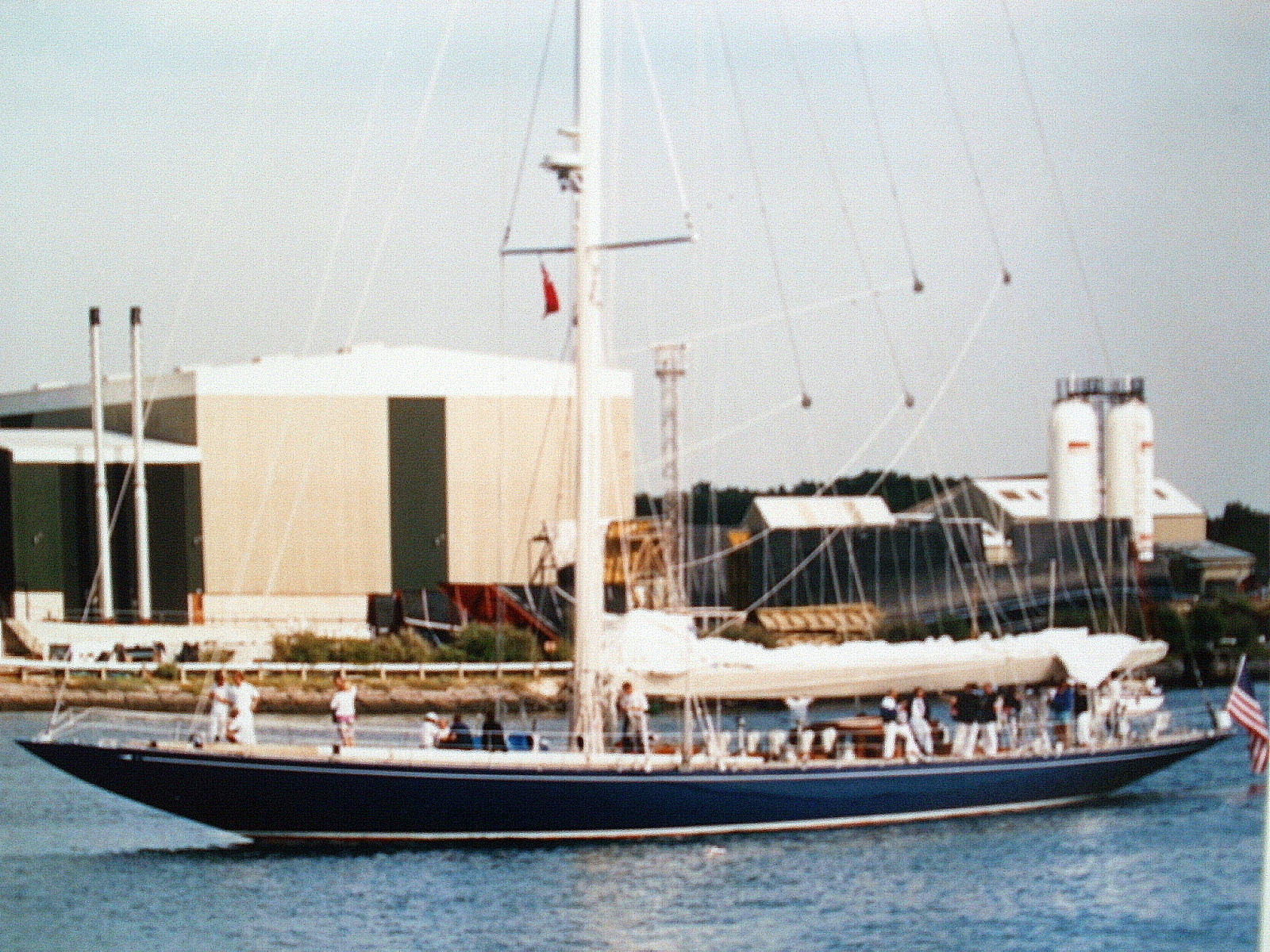 Shockwave40 Endeavour J Class Yacht Pictured 1980's Ocean