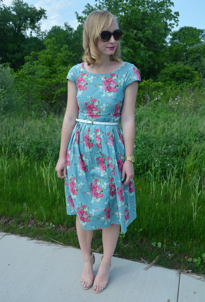 My Favorite Floral Summer Dress | Organized Mess