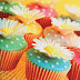 Çiçekli cupcake