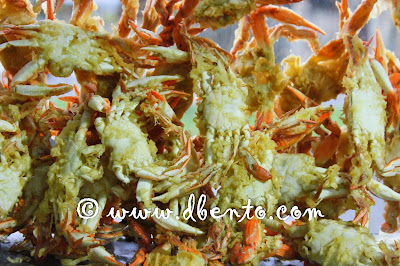 Goreng kepiting garing renyah