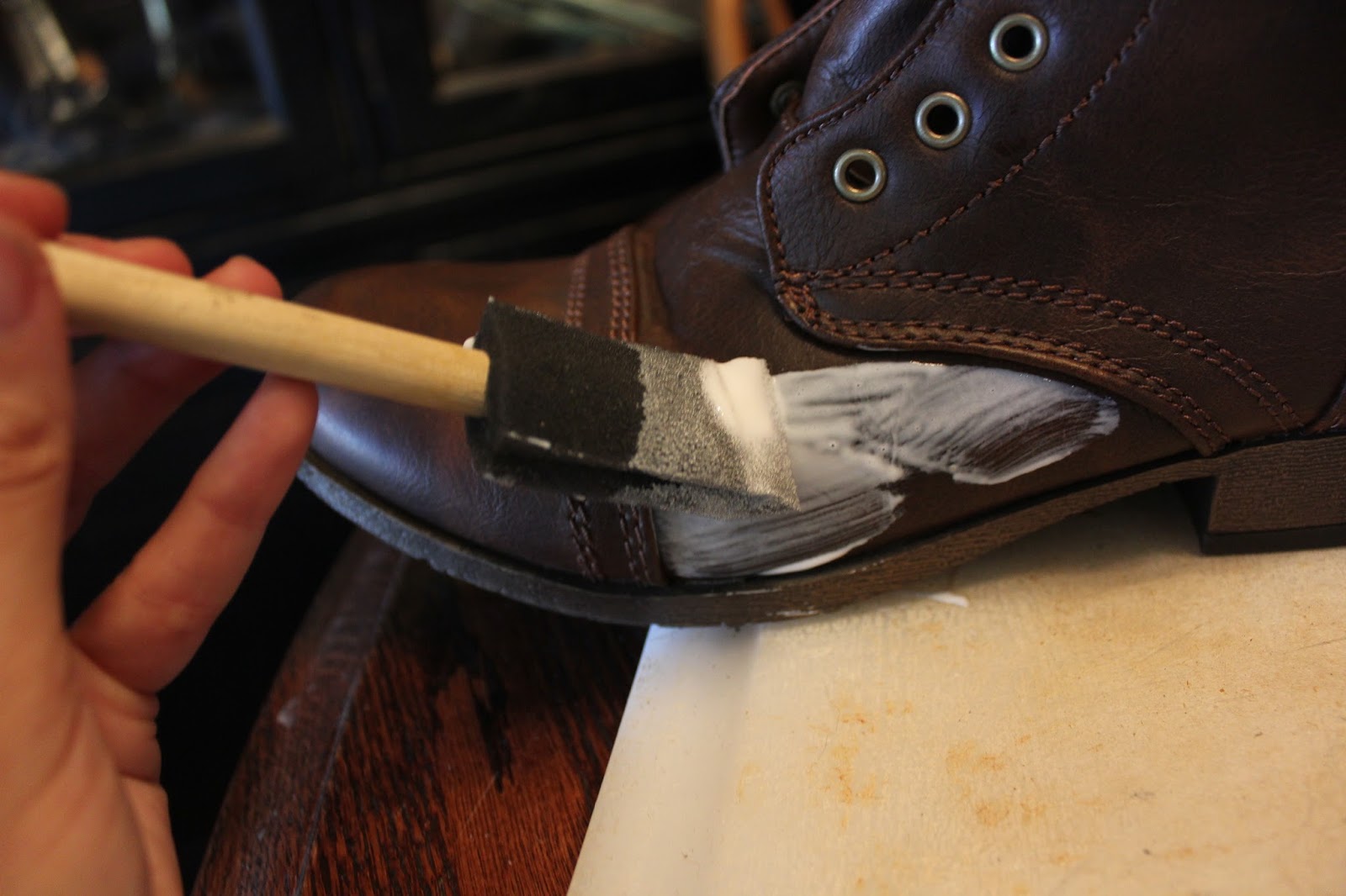 Blissfully Blessed DIY Fabric Covered Boots