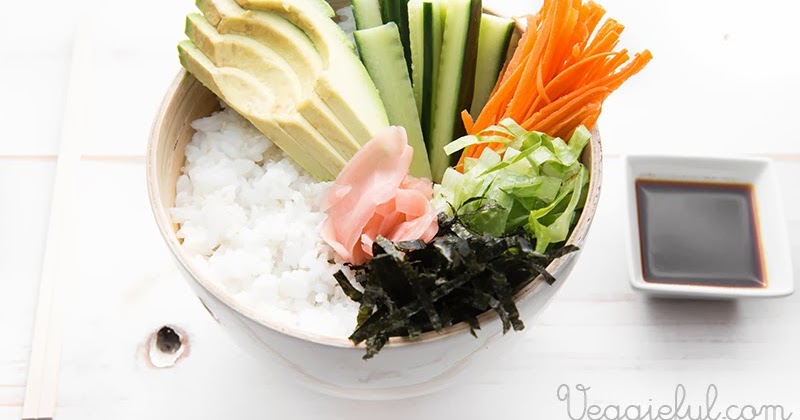 Veggieful.com.au - Vegan Recipes and Life: Vegan Sushi Bowl Recipe