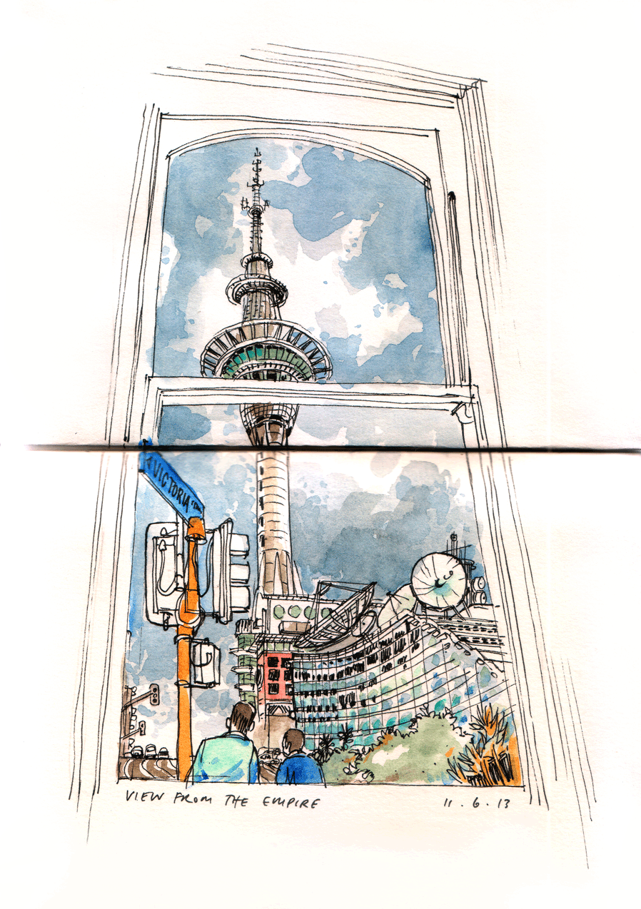 Tower of Sketching Books - Urban Sketchers