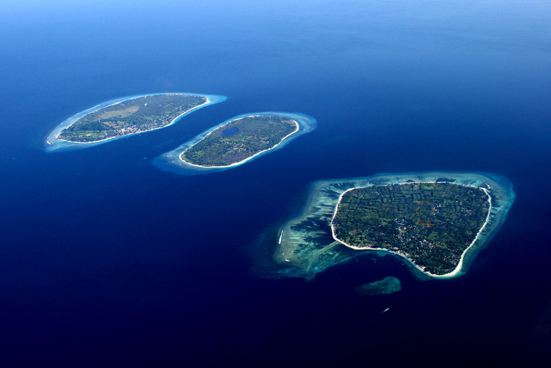 three gili on lombok island