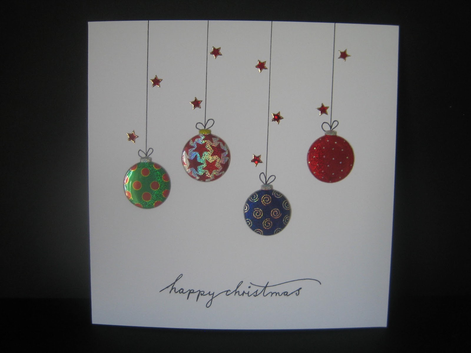 Pixie's Crafty Workshop: Easy peasy Christmas cards