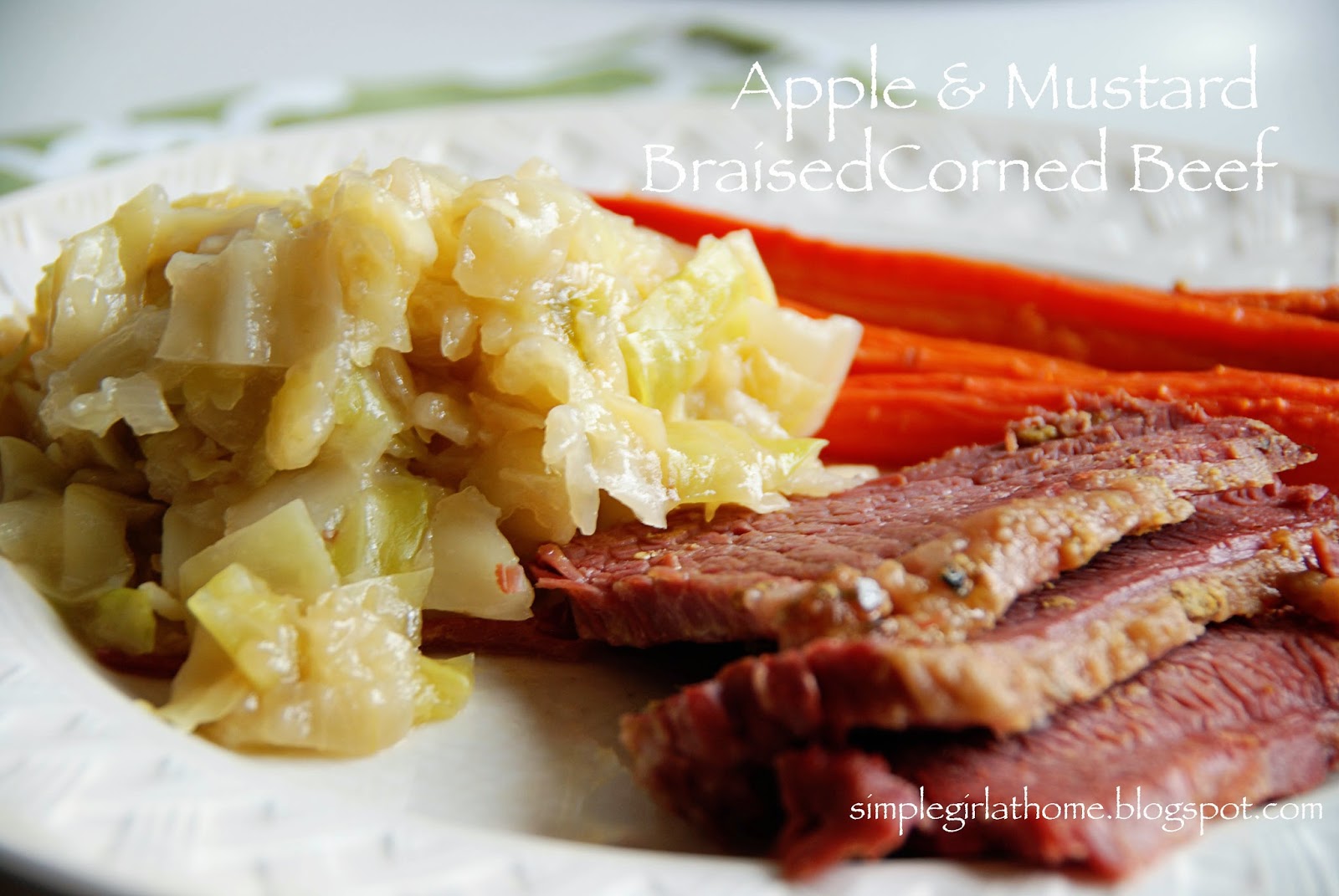 Apple and Mustard Braised Corned Beef