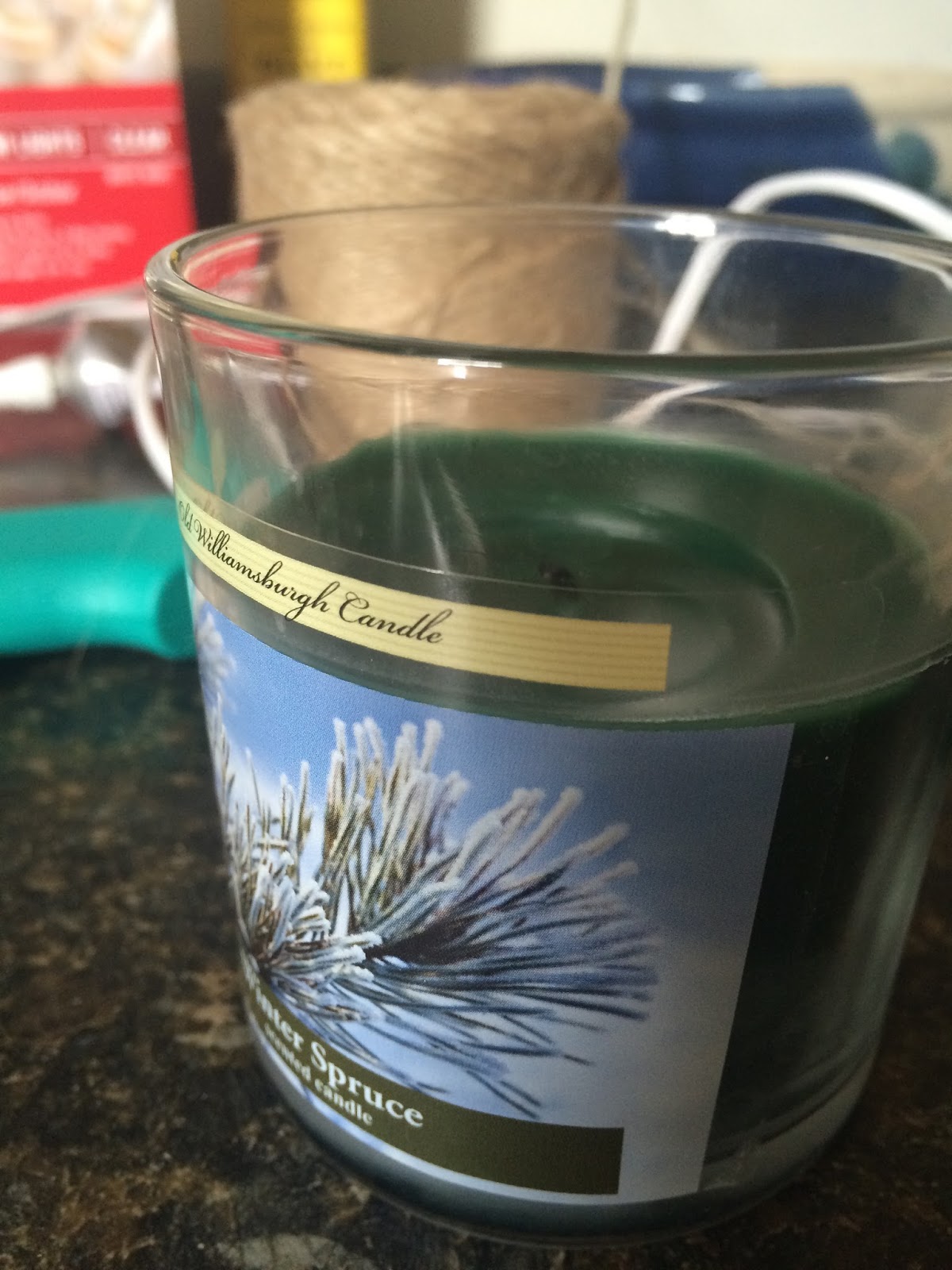 Happy House and Home Decorate an Ugly Candle