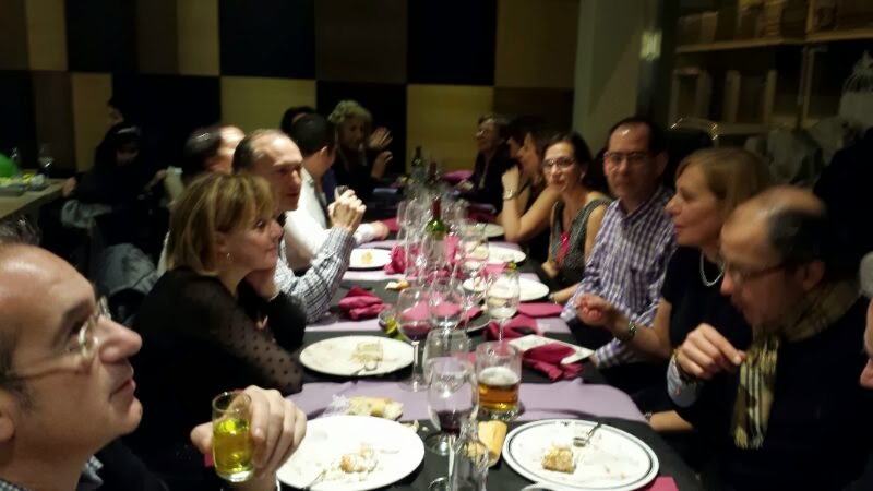 CENA EN NAVIDADES DE LOS MIEMBROS DEL CLUB DE LECTURA.