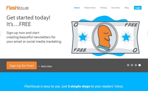 Flashissue newsletter features