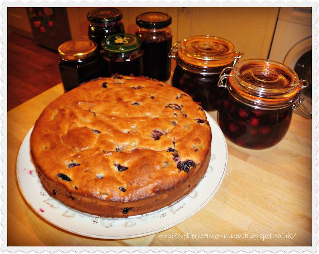 Cherry Cake and Cherry Conserve Cherry cake and other produce from the Cherry Harvest