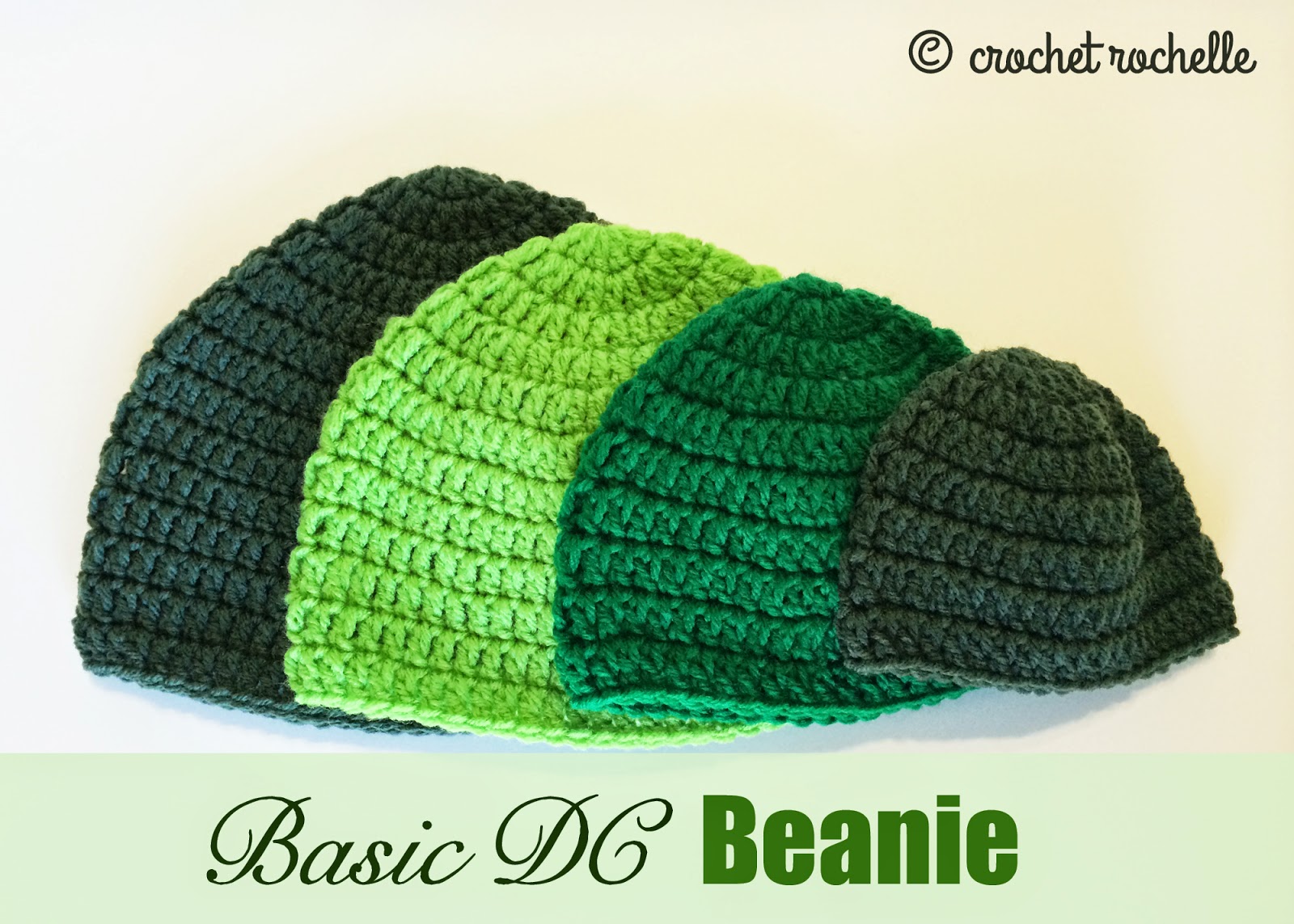 Crochet Rochelle: Basic DC Beanie Pattern
