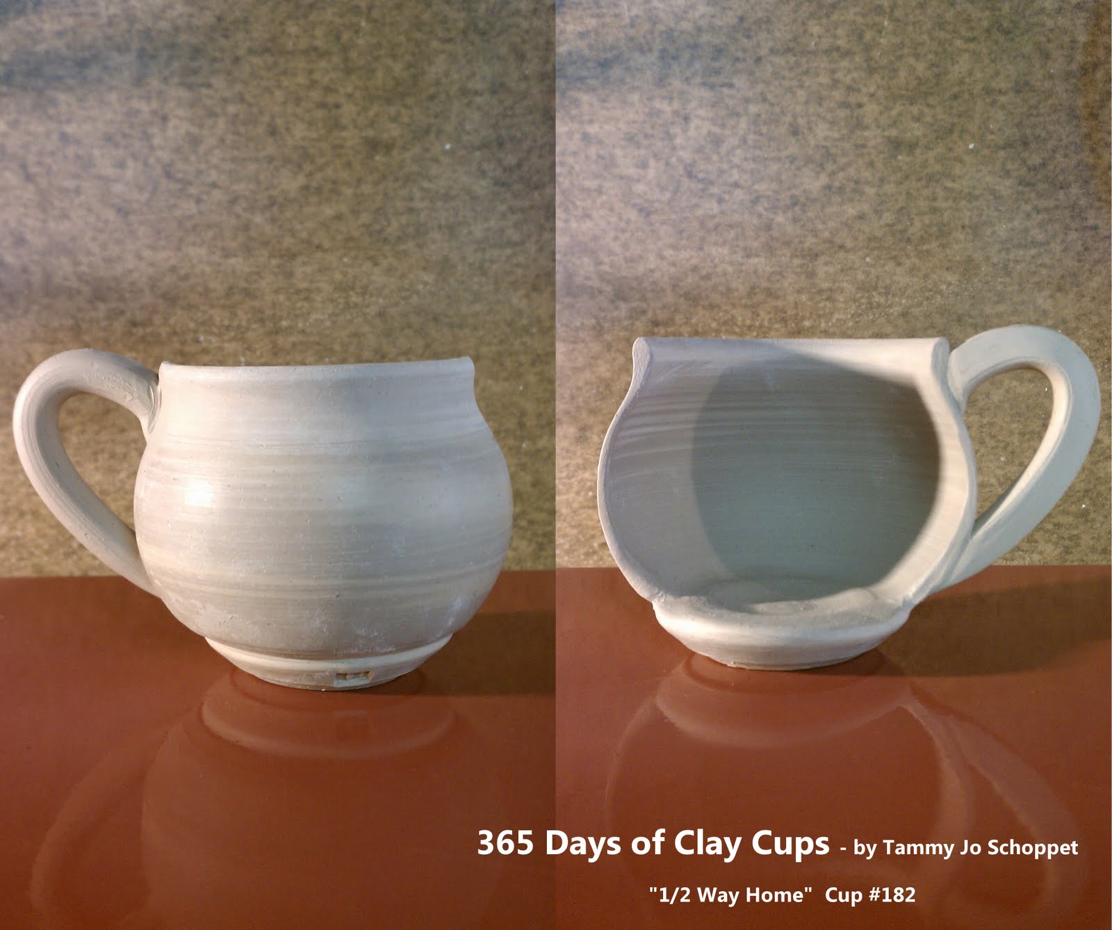 365 Days of Clay Cups “1/2 Way Home” At the Top of the Slide! Hobby