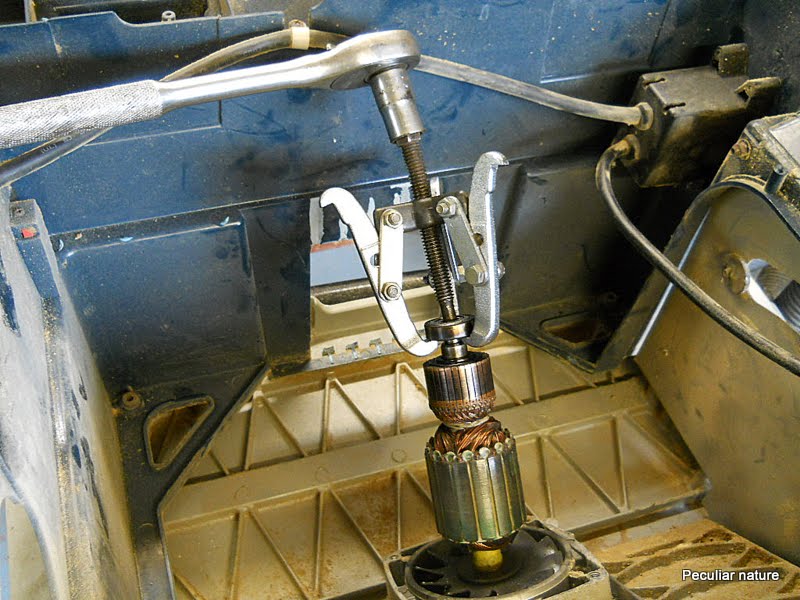 Jaws of life Tail bearing removal