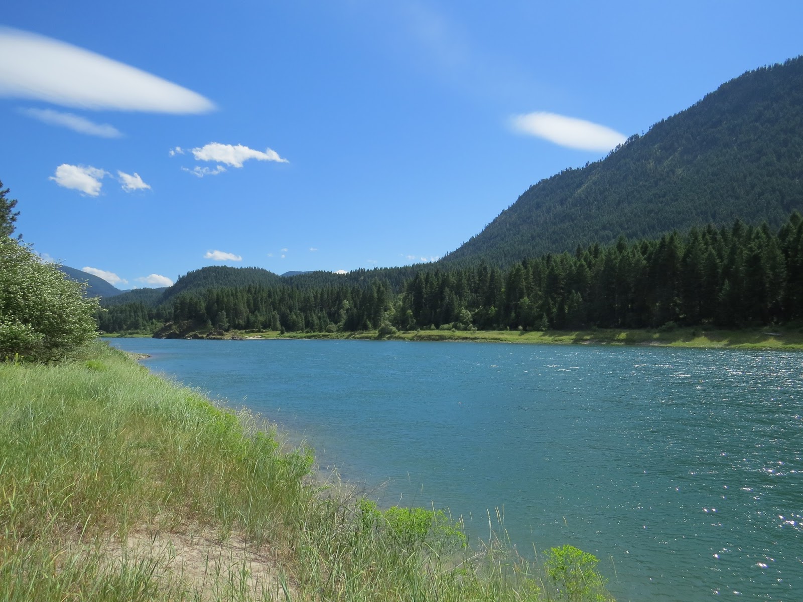 Rena Jones Camping by the Clark Fork River