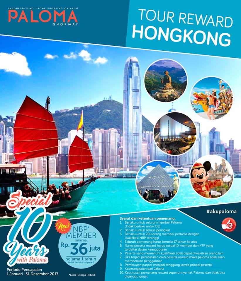 TOUR REWARD HONGKONG