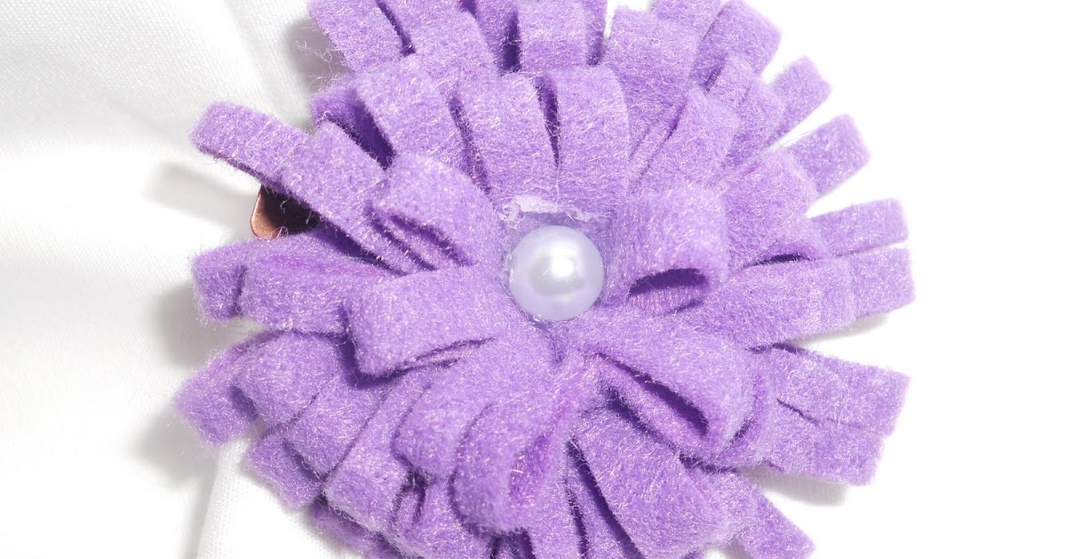 Sister See Sister Do Fabric Flower Felt Flower Ribbon Flower