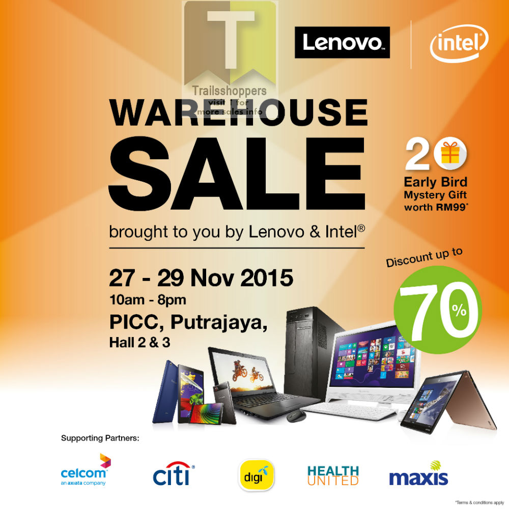 Lenovo Intel Warehouse Sale END 29 NOV 2015 Malaysia