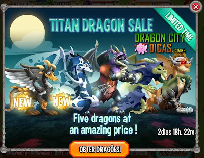 Venda de Dragões Titãs - Oferta Especial! Venda de Dragões Titãs - Oferta Especial!