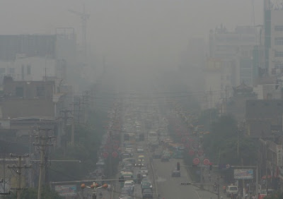 air pollution images - Air Pollution in Linfen, China