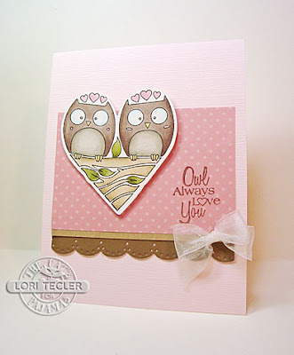 Owl Always Love You card-designed by Lori Tecler/Inking Aloud-stamps and dies from The Cat's Pajamas