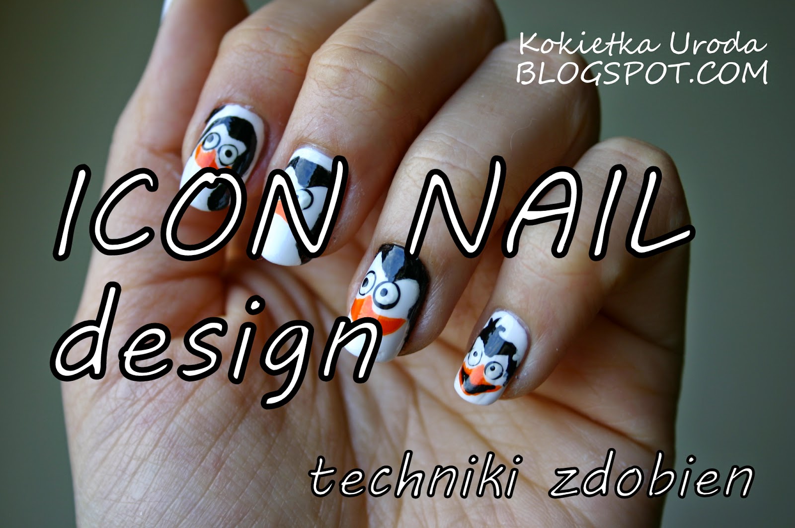 icon nail design http://kokietkauroda.blogspot.com/2015/03/icon-nail-design-techniki-zdobien.html