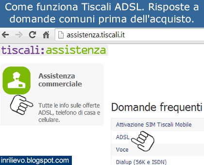 come funziona tiscali adsl