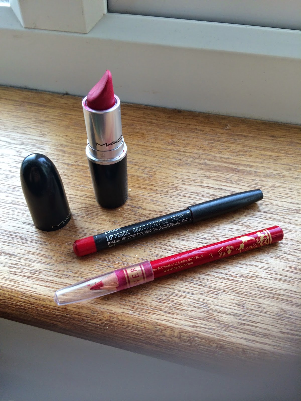 my fashion & beauty blog MAC Cherry, Nightmoth, Currant lip liners dupes & more