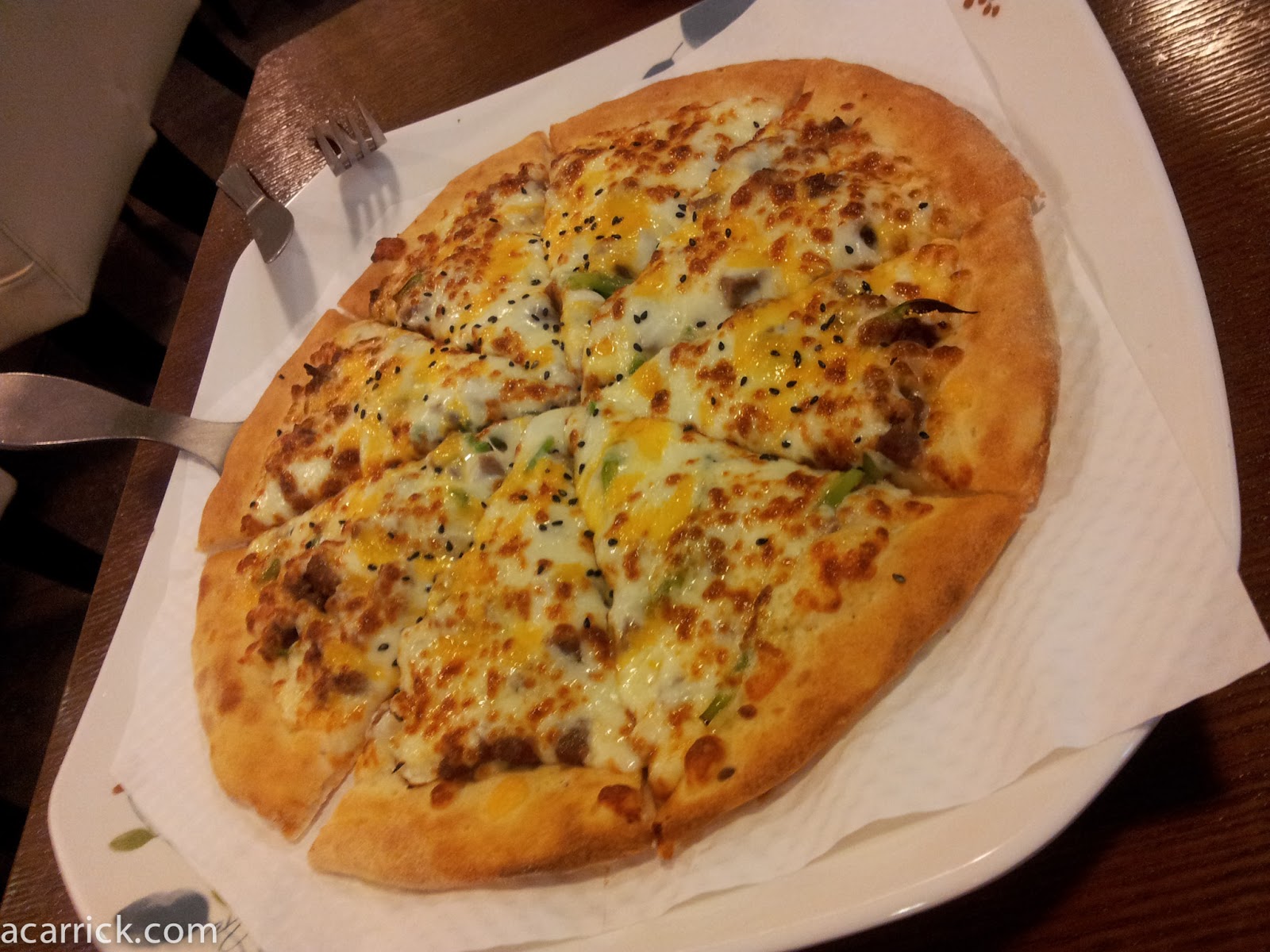 adventures in kimchi kimchi and bulgogi pizza
