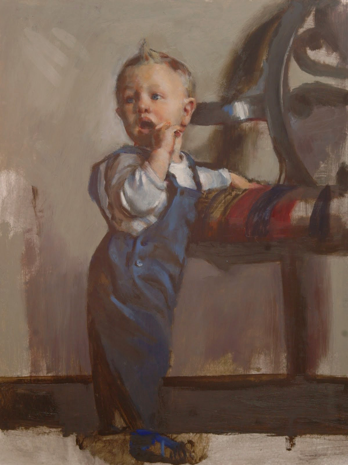 Mary Sauer Art children's oil portraits