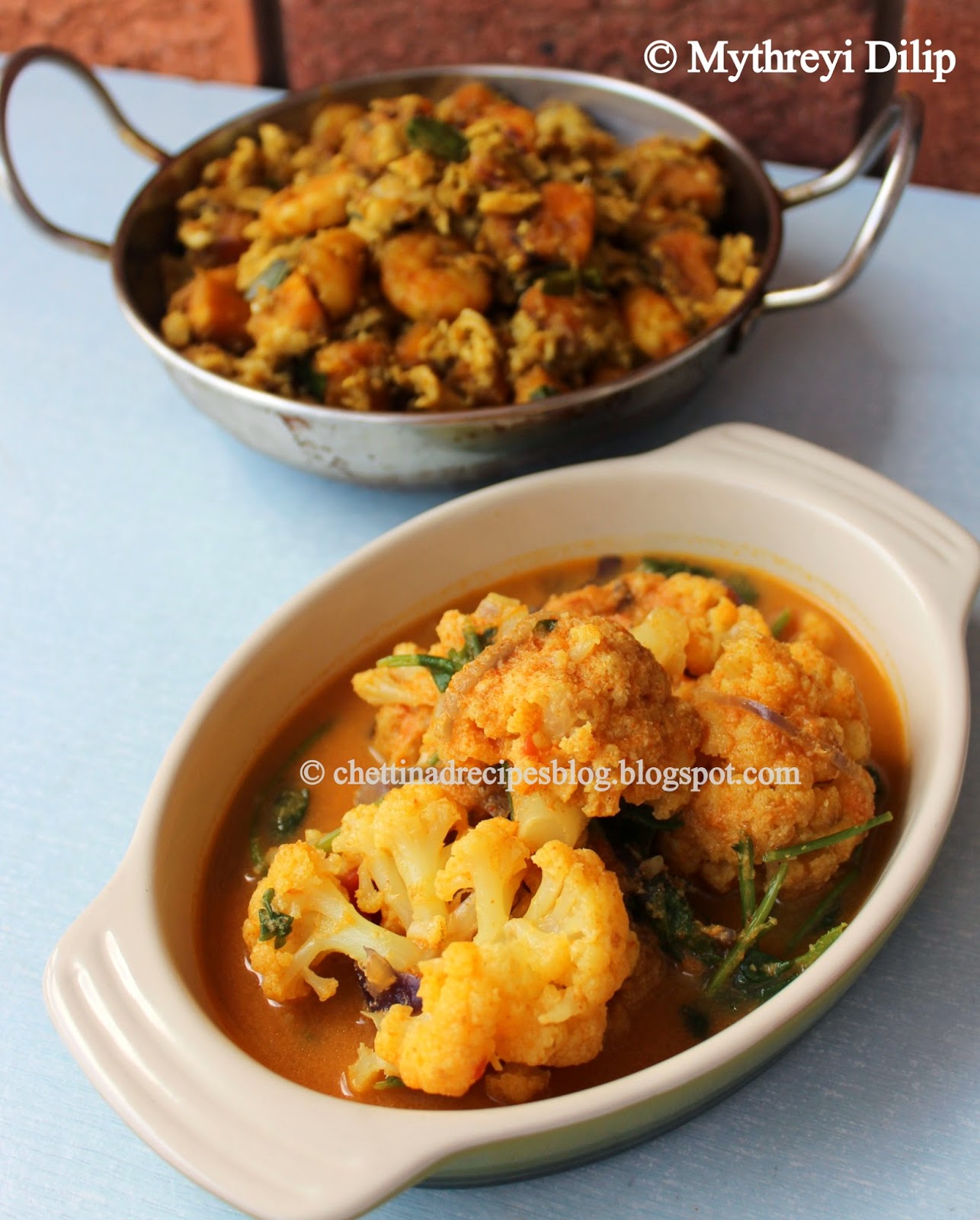 Chettinad Cauliflower Chops / Cauliflower Kurma Chettinad Recipes