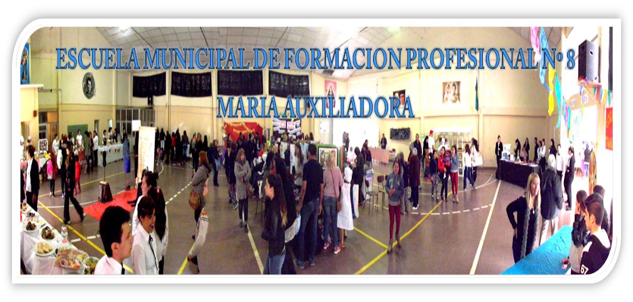 ESCUELA  MUNICIPAL DE  FORMACION  PROFESIONAL  N°   8  MARIA AUXILIADORA