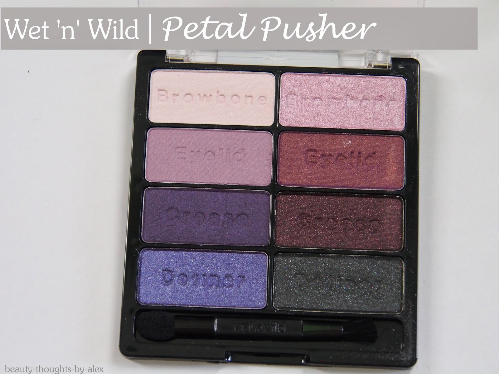 Wet n Wild Color Icon Eyeshadow Palette Petal Pusher Review Swatches