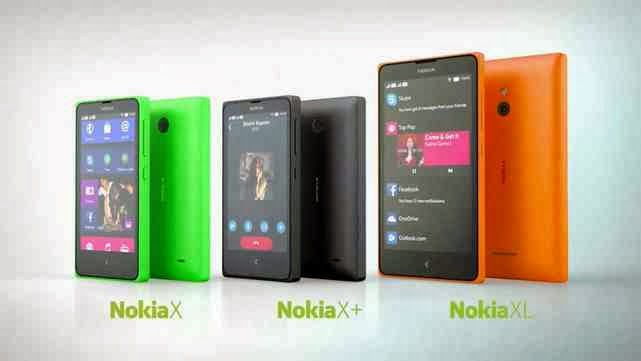 Nokia officially launched three Android phones โ Nokia X, Nokia X+ and Nokia XL