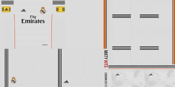 PES 2013 Real Madrid 13 14 Kit Set by MatyKits PES 2013 Real Madrid 13 14 Kit Set by MatyKits