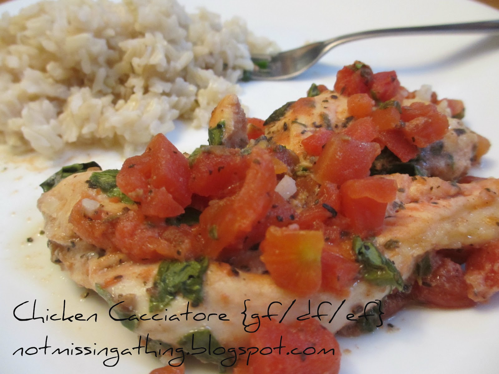 Baked Chicken Cacciatore