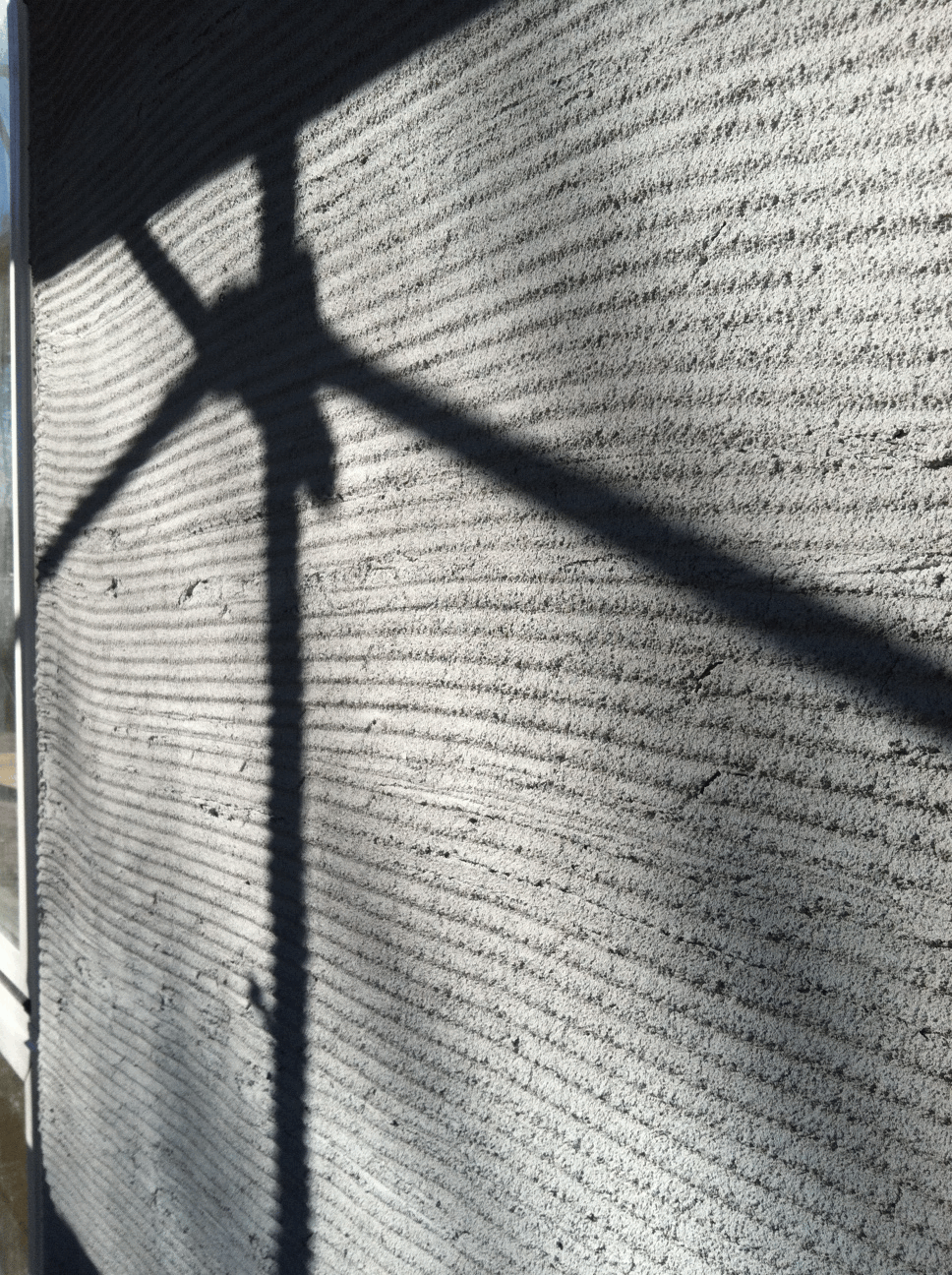 Casa de KP3 a work in progress 2nd (brown) coat of stucco in process