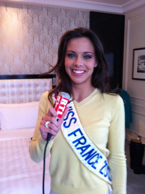 Miss Bourgogne , Marine Lorphelin , is Miss France 2013 , succeeding Delphine Wespiser.