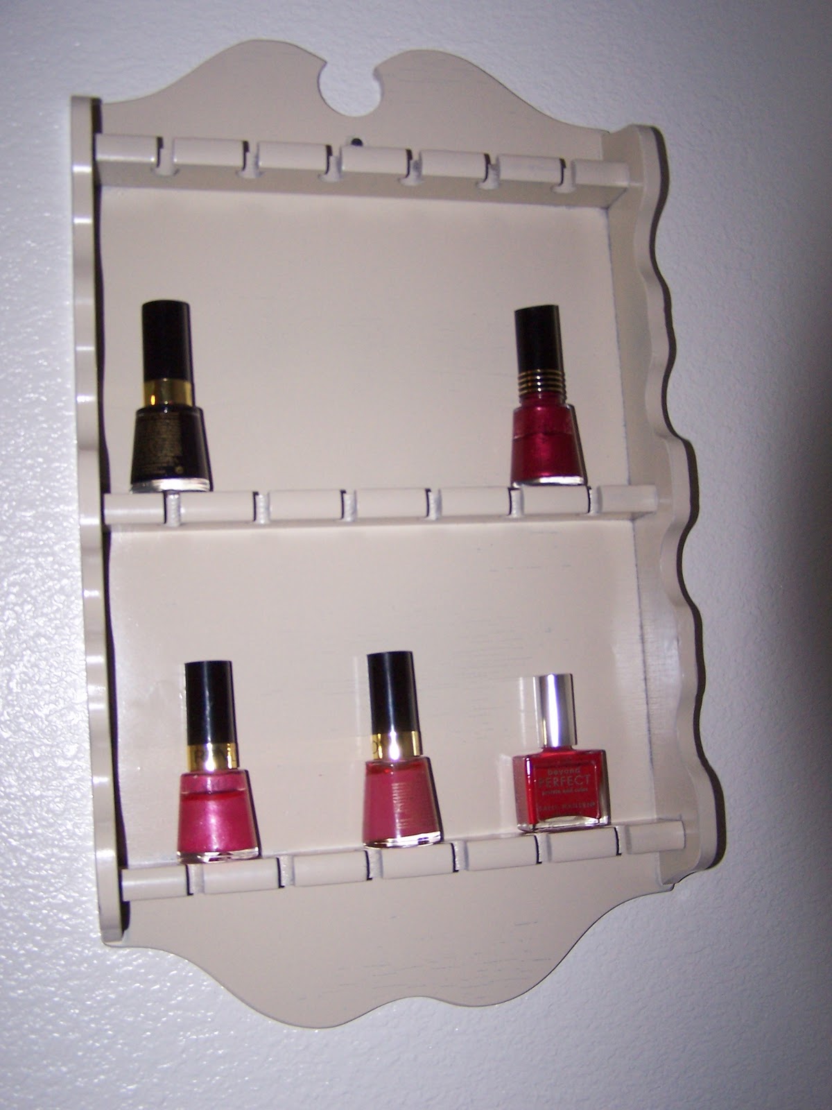 A Cozy Place Nail Polish shelf and Bathroom Cubby