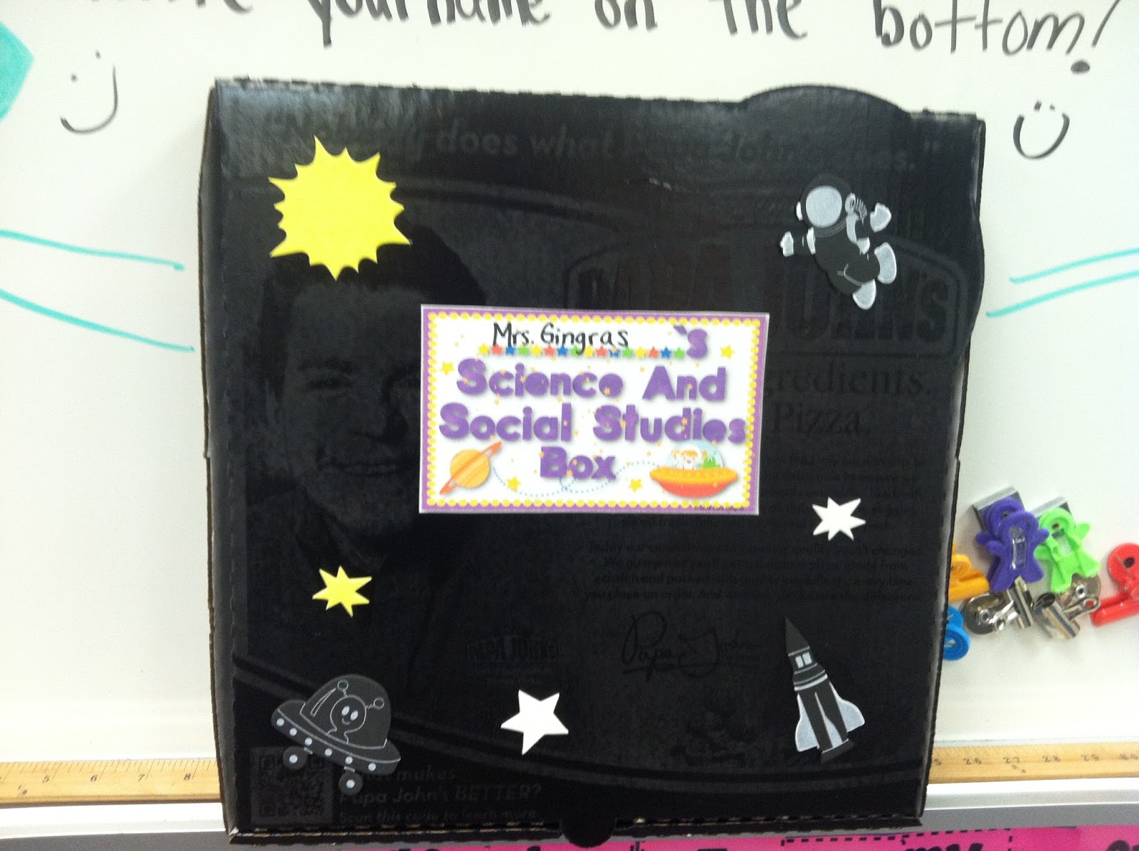 Kindergarten Boom Boom Pizza Boxes