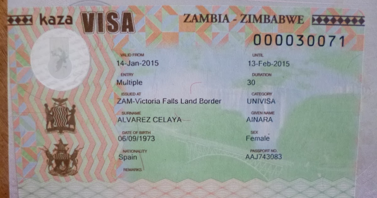 Visa and Borders in Zambia