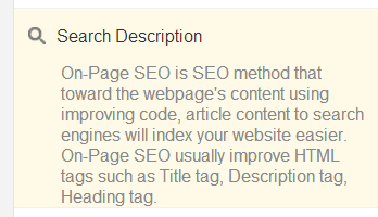 Search Description Search Description