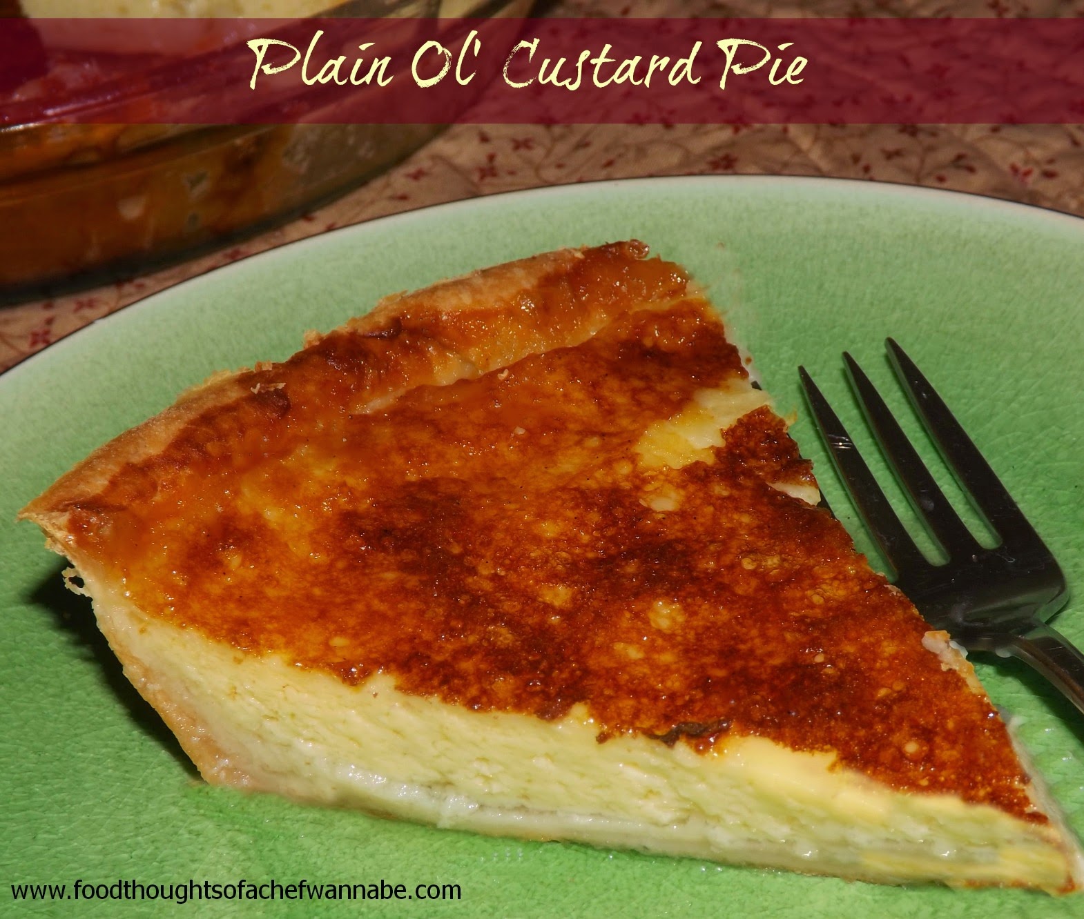 Custard Pie Recipe — Dishmaps