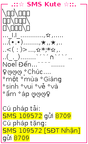 SMS chuc mung noel 1 SMS chuc mung noel 1