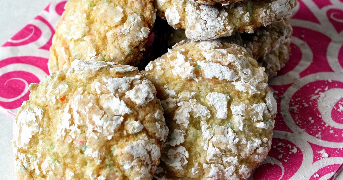 Melissa's Cuisine Funfetti Crinkle CookiesJuggling Act Mama