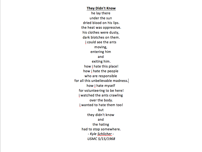 Steps to write a poem image