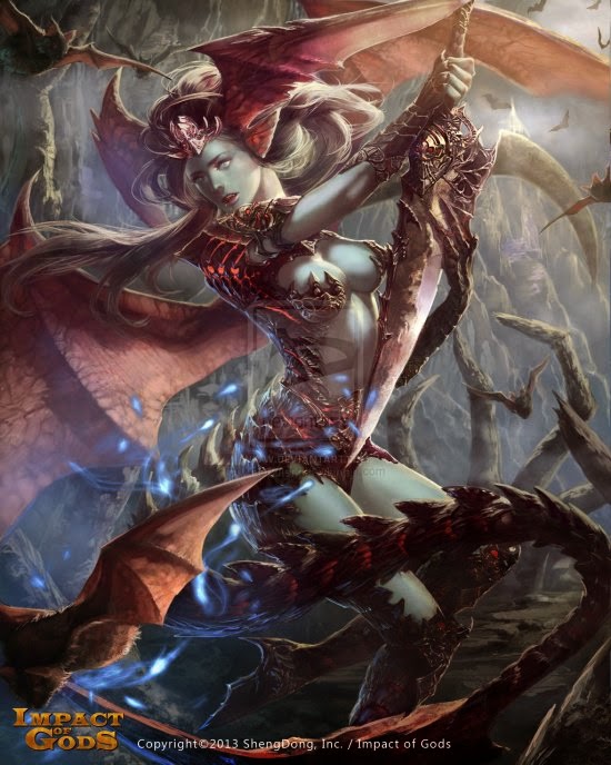 As impressionantes e fantásticas ilustrações de fantasia de Xiao Botong Xiao Botong deviantart ilustrações fantasia estilo oriental