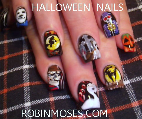 pinterest halloween nails